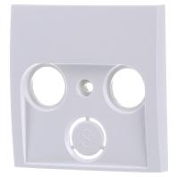 Berker S1 cai inzetplaat polarwit mat 12031909 - thumbnail