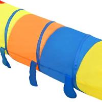 VidaXL Kinderspeeltunnel 245 cm polyester meerkleurig - thumbnail