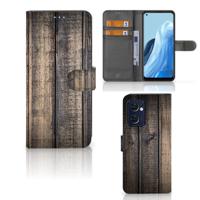 OPPO Find X5 Lite | Reno 7 5G | Book Style Case | Steigerhout - thumbnail