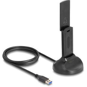 Delock 12773 Wi-Fi 6E dual-band WLAN USB-adapter AX3000 (2 x 1201 + 574 Mbps) Delock 12773 Wi-Fi 6E dual-band WLAN USB-adapter AX3000 (2 x 1201 + 574 Mbps)