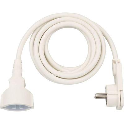 Brennenstuhl 1168980230 Stroom Verlengkabel Wit 3.00 m H05VV-F 3G 1,5 mm² Brennenstuhl 1168980230 Stroom Verlengkabel Wit 3.00 m H05VV-F 3G 1,5 mm²