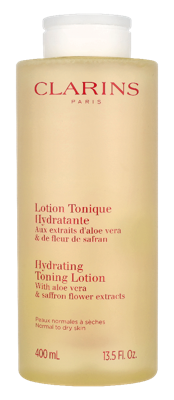 Clarins Hydrating Toning Lotion Make-up verwijderaar en reiniger 400 ml Dames Clarins Hydrating Toning Lotion Make-up verwijderaar en reiniger 400 ml Dames