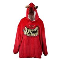 Warhammer 40K Oversized Hoodie Blanket Squig Red - thumbnail