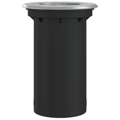 VidaXL Buitengrondverlichting rond 10,5x10,5 cm gietaluminium zwart