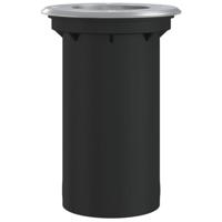 VidaXL Buitengrondverlichting rond 10,5x10,5 cm gietaluminium zwart - thumbnail