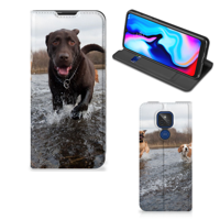 Motorola Moto G9 Play Hoesje maken Honden Labrador - thumbnail