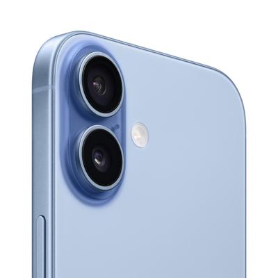 Apple iPhone 17 256 GB: 6,3-inch display met ProMotion, A19-chip, Center Stage-camera aan de voorkant voor slimmere groepsselfies, betere krasbestendigheid, batterij voor een hele dag; Nevelblauw