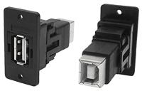 Cliff Adapter, Bus, inbouw USB-poort Type-A - USB-poort Type-B CP30609NX 1 stuk(s) - thumbnail