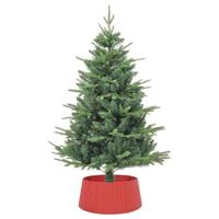 VidaXL Kerstboomrok ø56x23 cm kunststof rood - thumbnail
