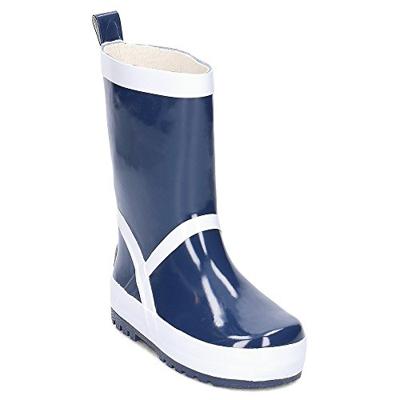 Playshoes regenlaarzen uni Marine Witte Streep-34-35