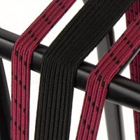 Qibbel Widek triobinder eye met haak 24+2x12mm zwart/bordeaux - thumbnail