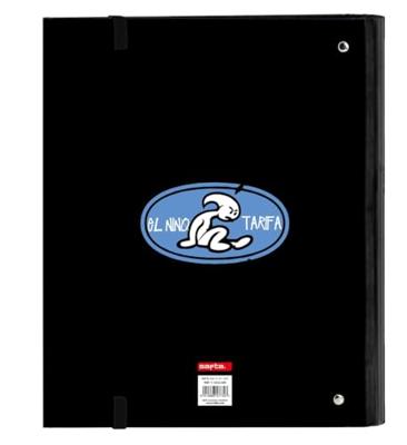 Ringmap El Niño Roller Blauw Zwart 27 x 32 x 3.5 cm