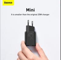 Baseus TZCCSUP-L01 oplader voor mobiele apparatuur Smartphone Zwart AC, USB Snel opladen Binnen - thumbnail