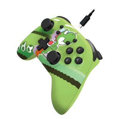 Gamepad - HORI - HORIPAD - Draadloos - Groen - Nintendo Switch en OLED - Super Mario - Yoshi-Dash