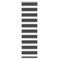 VidaXL Zebra rolgordijn 45x100 cm stofbreedte 40,9 cm zwart - thumbnail