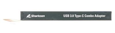 Sharkoon USB 3.0 Type C Combo Adapter dockingstation Sharkoon USB 3.0 Type C Combo Adapter dockingstation