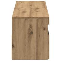 Tv-meubels met LED 2 st bewerkt hout artisanaal eiken - thumbnail