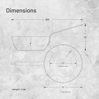 DE BUYER - Mineral B Element en Tole - Wokpan 28cm - thumbnail
