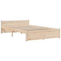 Bedframe zonder matras massief hout 120x200 cm - thumbnail