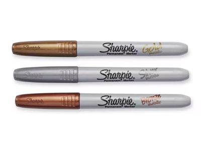 Sharpie permanente marker metallic, fijne punt, zilver