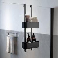 Tiger 2-Store hangend doucherek 25x11,5x65cm zwart - thumbnail