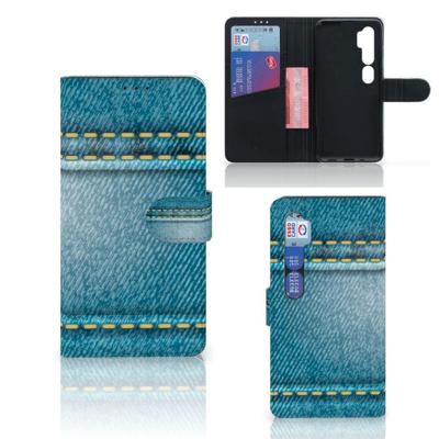 Xiaomi Mi Note 10 Pro | Wallet Case | met Pasjes | Jeans