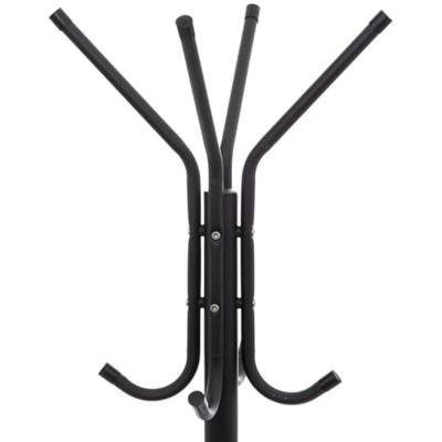 Kapstok 8 Hangers Zwart Aluminium (172 x 48 cm) - thumbnail