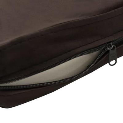 VidaXL Hondenbank 72x45x30 cm pluche bruin VidaXL Hondenbank 72x45x30 cm pluche bruin
