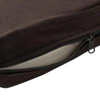 Hondenbank 72x45x30 cm pluche bruin - thumbnail