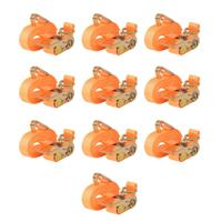 Spanbanden 0,4 ton 6mx25mm oranje 10 st - thumbnail