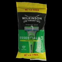 Wilkinson Essential sensitive 6+2 disposable 8 Stuks - thumbnail