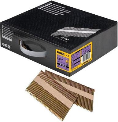 DeWALT DNPT3190G12Z 33º Papiergebonden Spijkers 3.1x90mm Verzinkt / Recht VE=2200 DeWALT DNPT3190G12Z 33º Papiergebonden Spijkers 3.1x90mm Verzinkt / Recht VE=2200