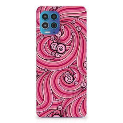 Motorola Moto G100 | Hoesje maken | Swirl Pink Motorola Moto G100 | Hoesje maken | Swirl Pink