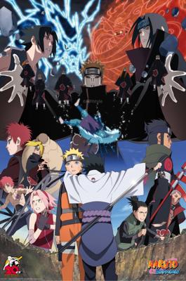 Poster Naruto Shippuden - Rivals 61x91,5cm Poster Naruto Shippuden - Rivals 61x91,5cm