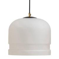 WOOOD Hanglamp 'Micah' Glas, kleur Mat Wit - thumbnail