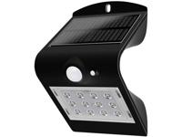 V-TAC 8277 VT-767-2 Wandspot op zonne-energie met bewegingsmelder LED 1.5 W Zwart - thumbnail