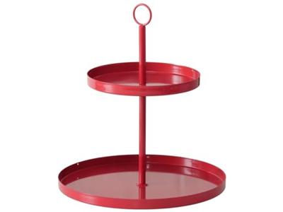 Boltze Home etagère rood ø30xh34cm