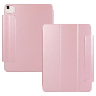 Lunso iPad Air 13 inch (2024/2025) - Tri-Fold Bookcase hoes - Rose Lunso iPad Air 13 inch (2024/2025) - Tri-Fold Bookcase hoes - Rose