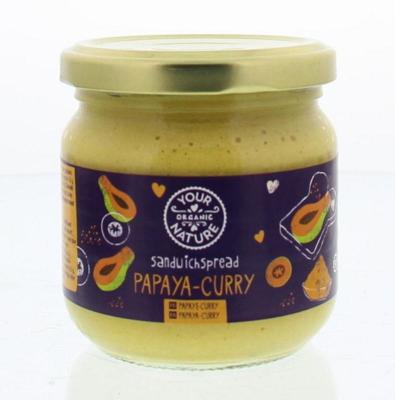 Sandwichspread papaya-curry bio