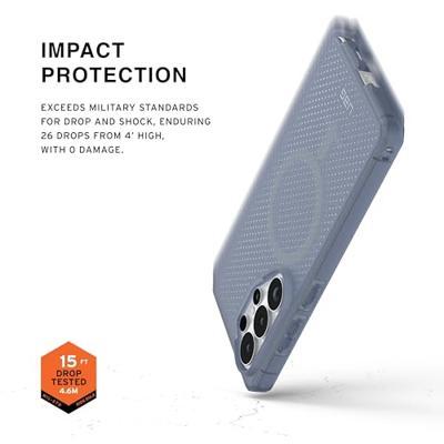 Urban Armor Gear Dot Case Samsung Galaxy S26 Ultra Blauw MagSafe compatible, Met magneetmodule Urban Armor Gear Dot Case Samsung Galaxy S26 Ultra Blauw MagSafe compatible, Met magneetmodule