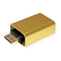 ROLINE GOLD HDMI-adapter, HDMI Female - HDMI Mini Male - thumbnail
