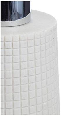 MSV Zeeppompje|dispenser - Squares - kunststeen - lichtgrijs - 7 x 18