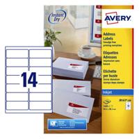 Etiket avery j8163-100 99.1x38.1mm wit 1400st - thumbnail