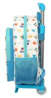 Schoolrugzak met Wielen Baby Shark Surfing Blauw Wit 26 x 34 x 11 cm - thumbnail