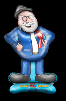 Folieballon pop Abraham 50 - thumbnail