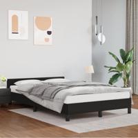 Bedframe zonder matras 120x190 cm kunstleer zwart - thumbnail