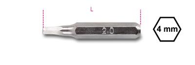Beta 4-mm bits voor schroeven met binnenzeskant profiel 1256PE 1,5 - 012560024
