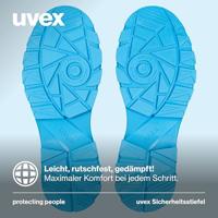 uvex 2 xenova® 9556242 Hoge veiligheidsschoenen ESD S3 Schoenmaat (EU): 42 Zwart, Blauw 1 paar - thumbnail