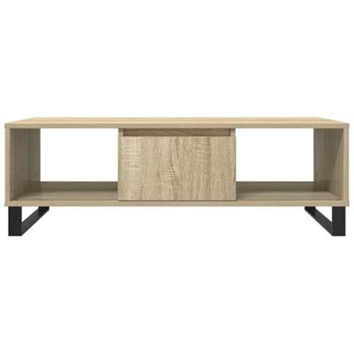 Salontafel 104x60x35 cm bewerkt hout sonoma eikenkleurig