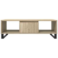 Salontafel 104x60x35 cm bewerkt hout sonoma eikenkleurig - thumbnail